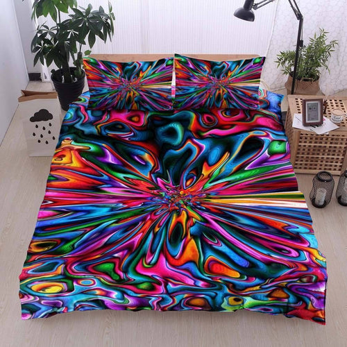 Hippie 4PCS Bedding Set - Colorful Freedom Bedding Set