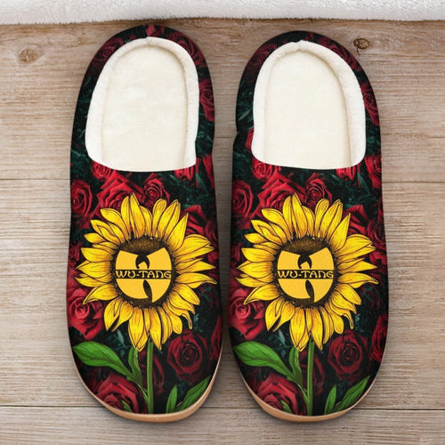 Wu-tang Logo Sun Flower Slipper