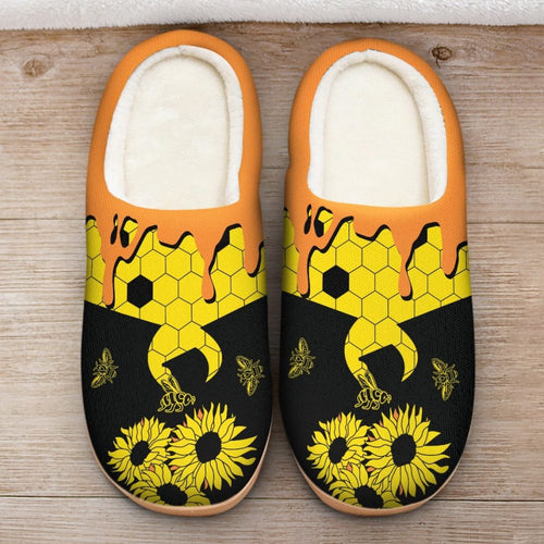 Wu-tang Bee and Sunflower Pattern Slipper