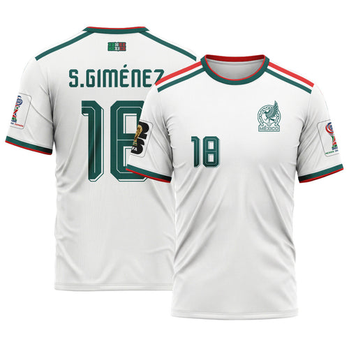 Santiago Gim?nez 18 AOP T-Shirt 2026 World Cup Mexico Away