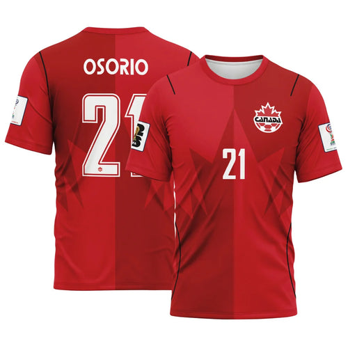 Osorio 21 AOP T-Shirt Canada World Cup 2026 Home