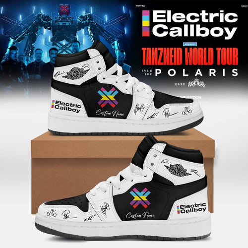 Electric Callboy Tanzneid World Tour 2026 Signature Custom Air Jordan 1 Hightop Shoes, Music Air Jordan 1 Shoes