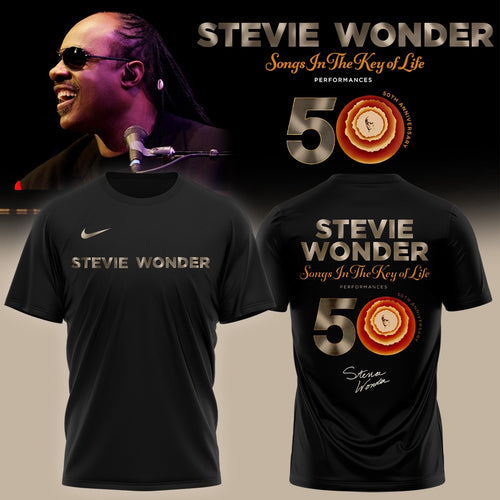 Stevie Wonder Songs in the Key of Life Performances 50th Anniversary Signed Limited Edition 3D Shirt