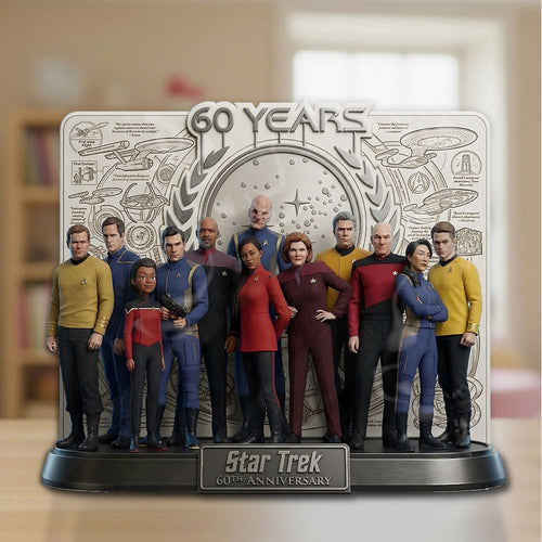 Star Trek 60th Anniversary 2026 Custom Shape Acrylic Plaque – TMTHU4743