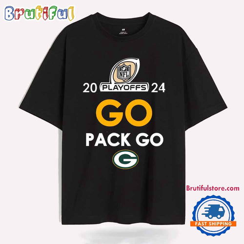 2024 Nfl Playoffs Go Pack Go Green Bay Packers T Shirt
