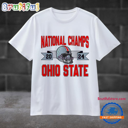 2024 Ohio State Buckeyes National Champs 2024 Football Gelmet T Shirt