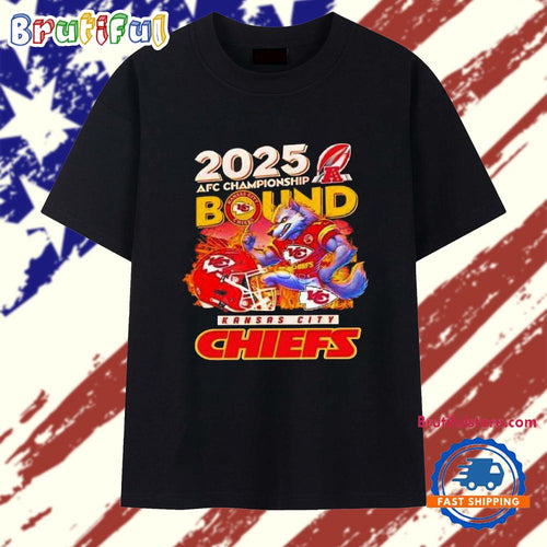 2025 AFC Championship Bound Kansas City Chiefs T Shirt