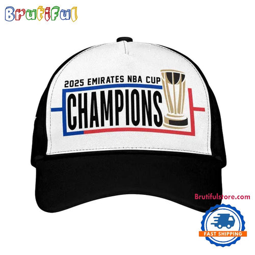 2025 New York Knicks NBA Cup Champions Cap