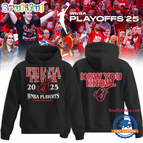 2025 Play Offs Indiana Fever Now You Know Limited Edition Hoodie T-Shirt