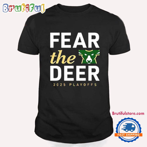 2025 Playoffs Fear The Deer Milwaukee Bucks T Shirt