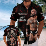 Andy 'The Butcher' Williams Short Sleeve Button-Down Shirt – TMTHU9091