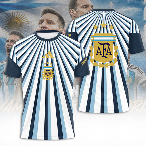 Argentina National Football Pre-Match 2026 3D Apparel – TANTN23468