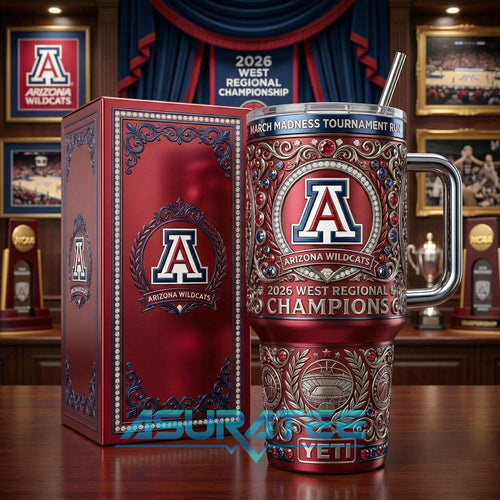Arizona Wildcats 2026 West Regional Champions Special YETI Tumbler