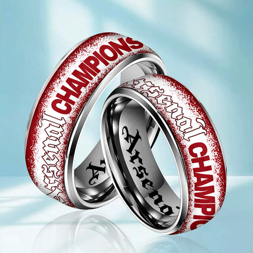 Arsenal FC Premier League Champions 25/26 Custom Alloy Ring – TMTHU6310