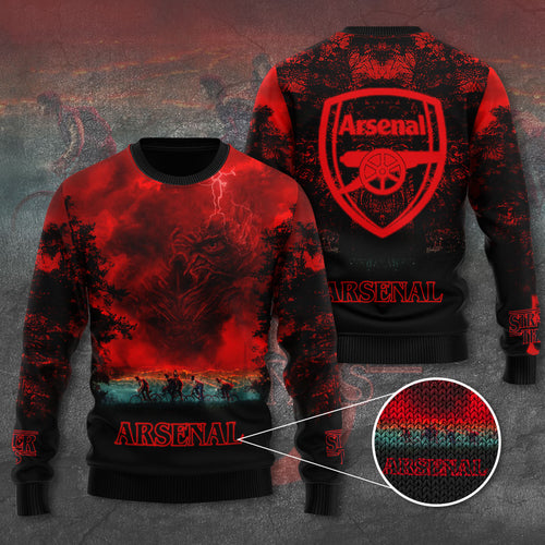 Arsenal FC x Stranger Things Ugly Sweater – TANTN17767