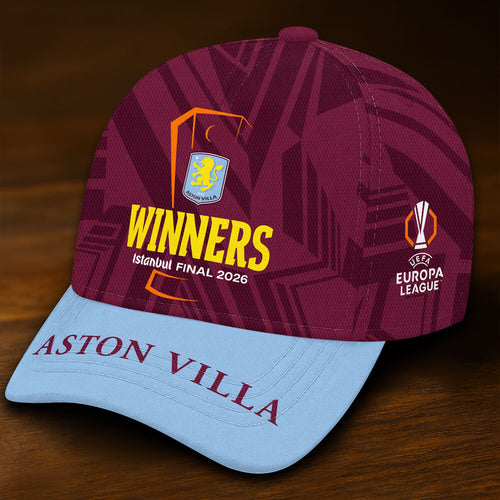 Aston Villa 2025-26 UEFA Europa League Winners Classic Cap – HOATT18107