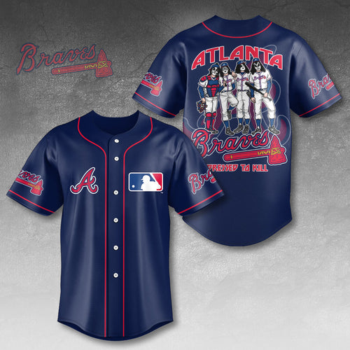 Atlanta Braves x KISS Baseball Jersey – HOATT13400