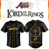 Atlanta Braves x The Lord Of The Rings 25th Anniversary Baseball Jersey