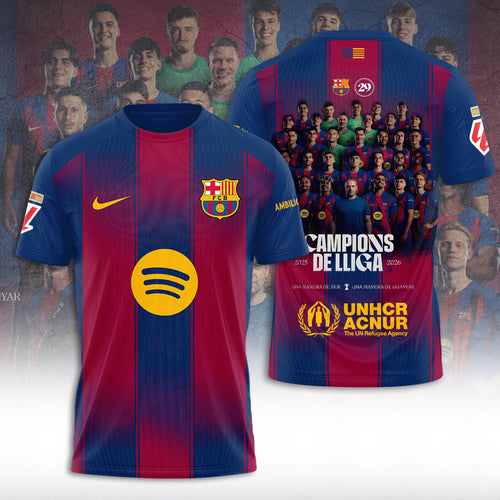 FC Barcelona LaLiga Winners 25/26 3D Apparel – TANTN22771