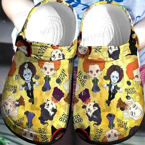 Billy Butcherson Hocus Pocus Pattern Gift Crocs