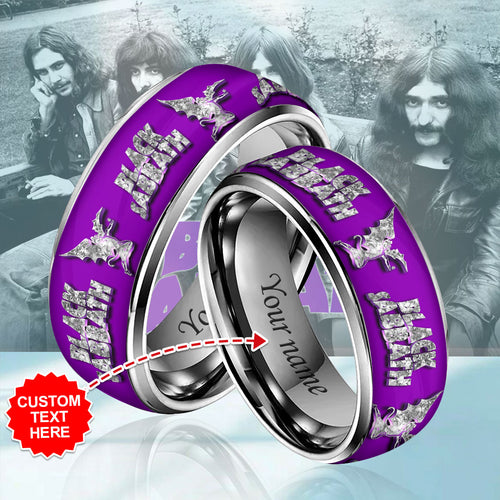 Personalized Black Sabbath x Ozzy Osbourne Custom Alloy Ring – HOATT 12033