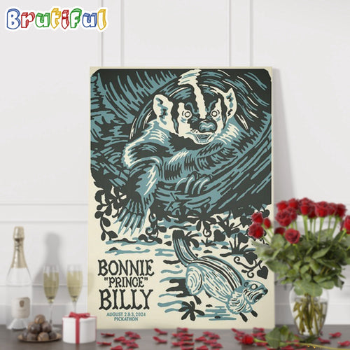 Bonnie Prince Billy August 2-3 2024 Pickathon Happy Valley OR Wall Art Poster Canvas
