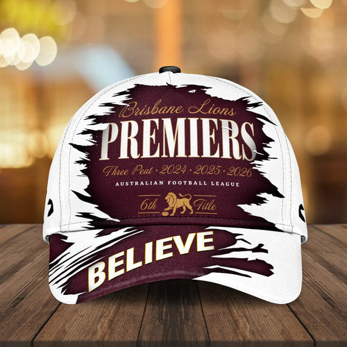 Brisbane Lions 2026 AFL Premiers Classic Cap – MAITM15283
