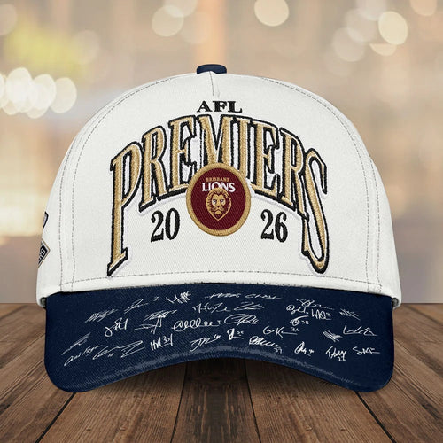 Brisbane Lions 2026 AFL Premiers Classic Cap – TMTHU9660