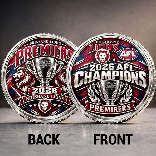 Brisbane Lions 2026 AFL Premiers Commemorative Coin – HOATT21343
