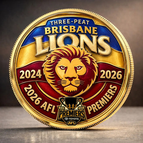 Brisbane Lions 2026 AFL Premiers Commemorative Coin – MAITM15294