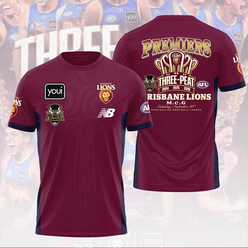 Brisbane Lions 2026 AFL Premiers 3D Apparel – HOATT21336