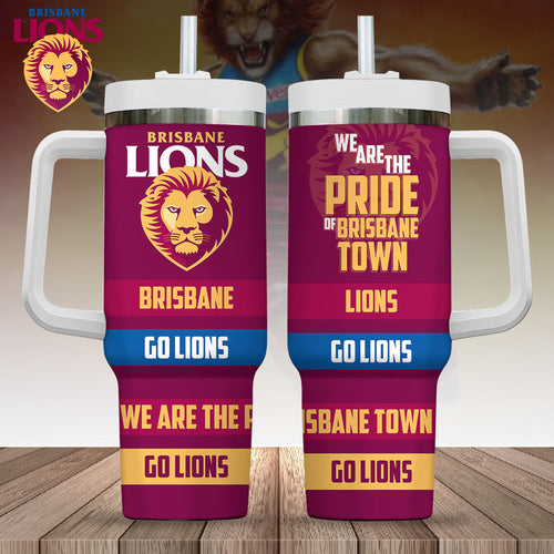 Brisbane Lions 40oz Tumbler – VANDH 3193