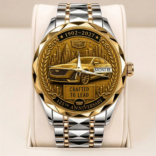 Cadillac 125th Anniversary Alloy Luxury Quartz Watch - TANTN24933
