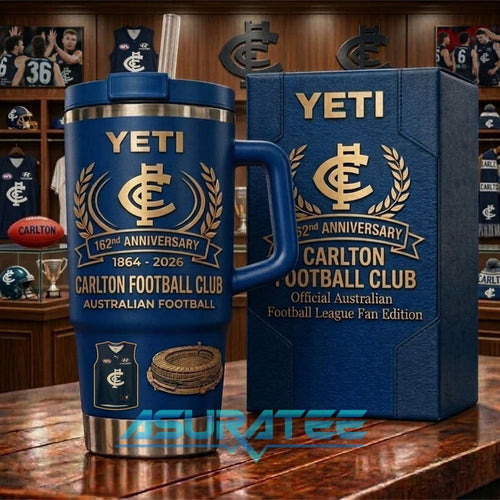 Carlton Football Club 162nd Anniversary Special YETI Tumbler