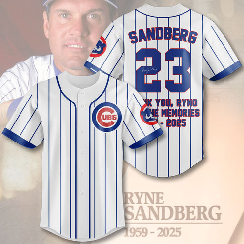 Chicago Cubs x Ryne Sandberg Baseball Jersey – GNE 4110