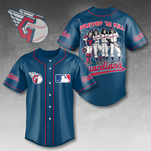 Cleveland Guardians x KISS Baseball Jersey – HOATT13406