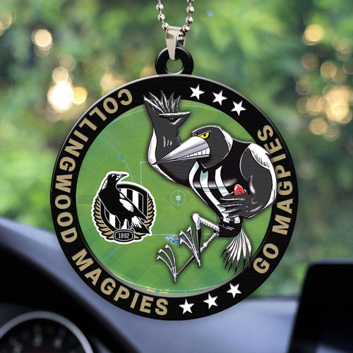 Collingwood FC Custom Shape 2-sided Acrylic Car Ornament โ HOATT13351