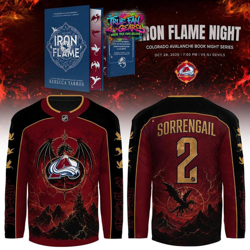 Colorado Avalanche x Iron Flame Night 2026 Limited Edition Hockey Jersey