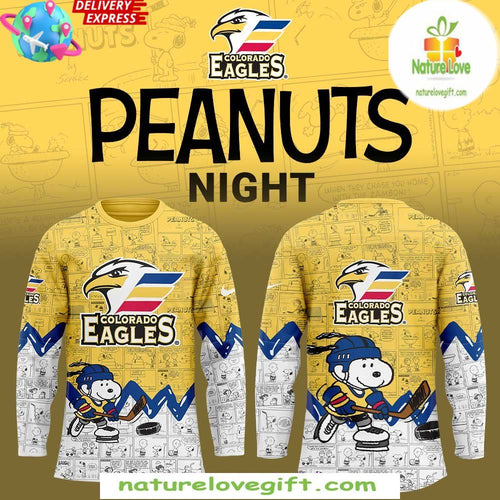Peanuts Colorado Eagles Anniversary Jersey Special Edition