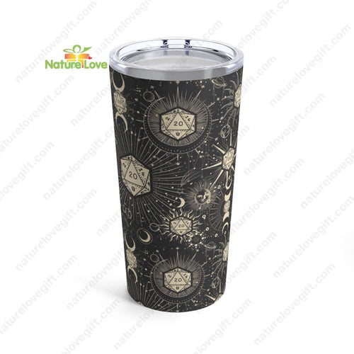Moon Dice Dungeon Master Tumbler DnD Dungeons and Dragons Gift