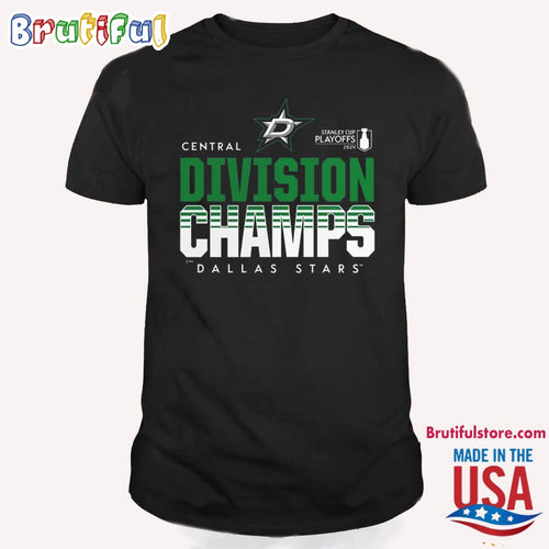 Dallas Stars 2024 Central Division Champions Stanley Cup Playoffs T Shirt