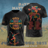 Dave Matthews Tour 2025 3D Apparel – TANTN15448