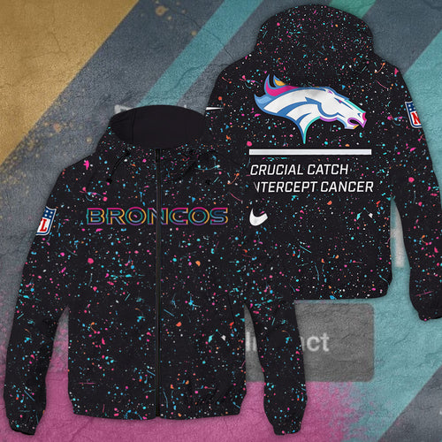 Denver Broncos 3D Windbreaker Jacket – TANTN15765