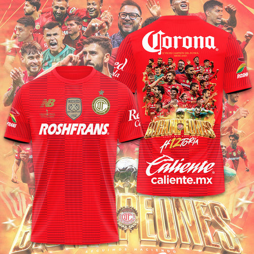 Deportivo Toluca F.C 3D Apparel – TMTHU2640