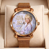 Dolly Parton Mesh Strap Quartz Watch - TMTHU8881