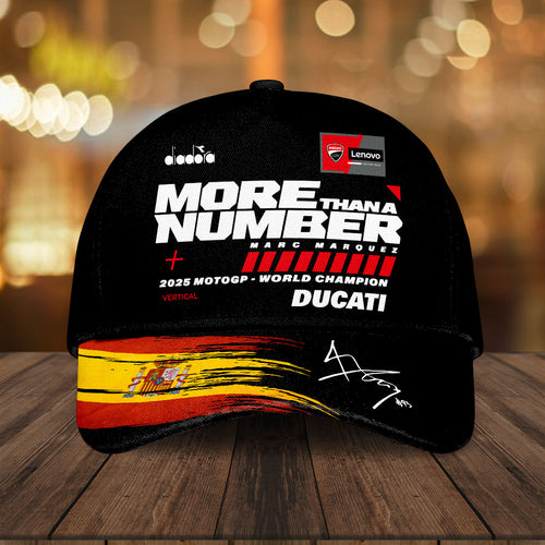 Ducati Lenovo Team x Marc Márquez 2025 World Champion Classic Cap – HOATT13557