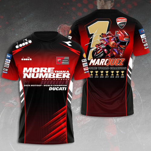 Ducati Lenovo Team x Marc Márquez 2025 World Champion 3D Apparel – HOATT13538