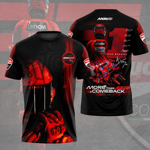 Ducati Lenovo Team x Marc Márquez 2025 MotoGP World Champion 3D Apparel – GNE4511