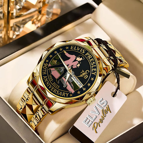 Elvis Presley Alloy Luxury Quartz Watch – MAITM12571