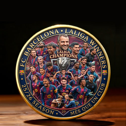 FC Barcelona LaLiga Winners 25/26 Commemorative Coin – TMTHU6058